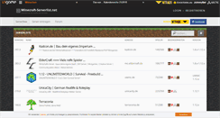 Desktop Screenshot of minecraft-serverlist.net